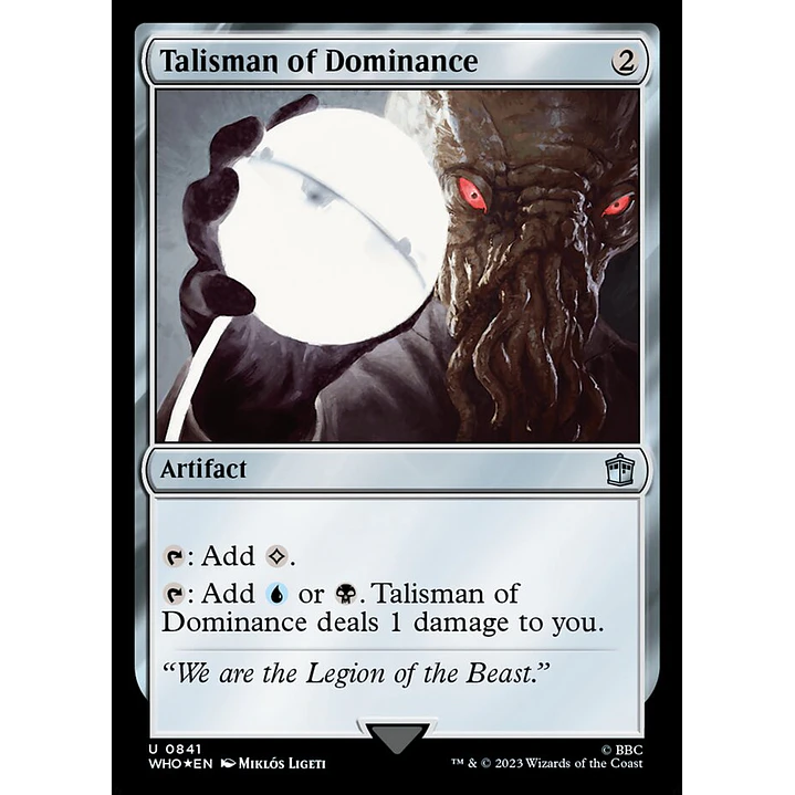 Talisman of Dominance (Surge Foil foil) | Inglés | NM | WHO 1