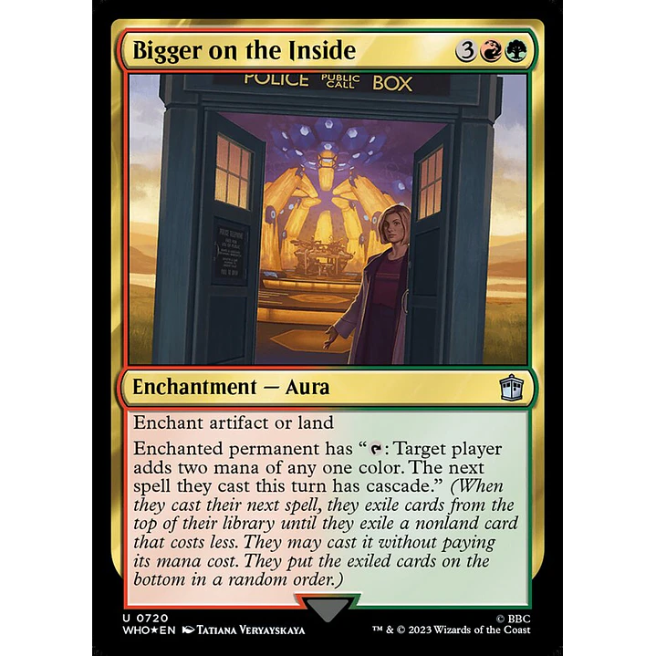 Bigger on the Inside (Surge Foil foil) | Inglés | NM | WHO 1