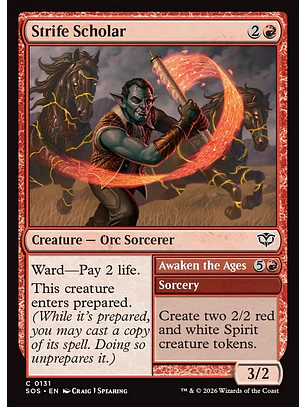 Strife Scholar // Awaken the Ages | Inglés | NM | SOS