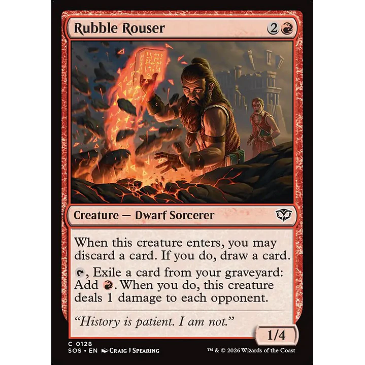 Rubble Rouser | Inglés | NM | SOS 1