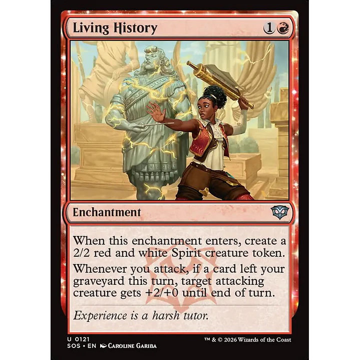 Living History (foil) | Inglés | NM | SOS 1
