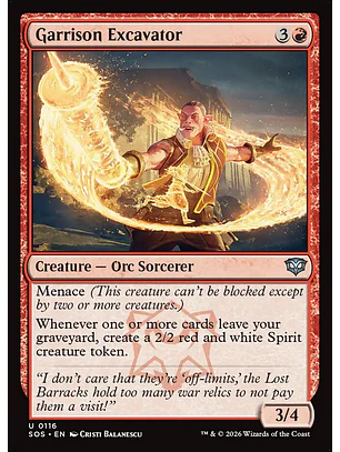 Garrison Excavator (foil) | Inglés | NM | SOS