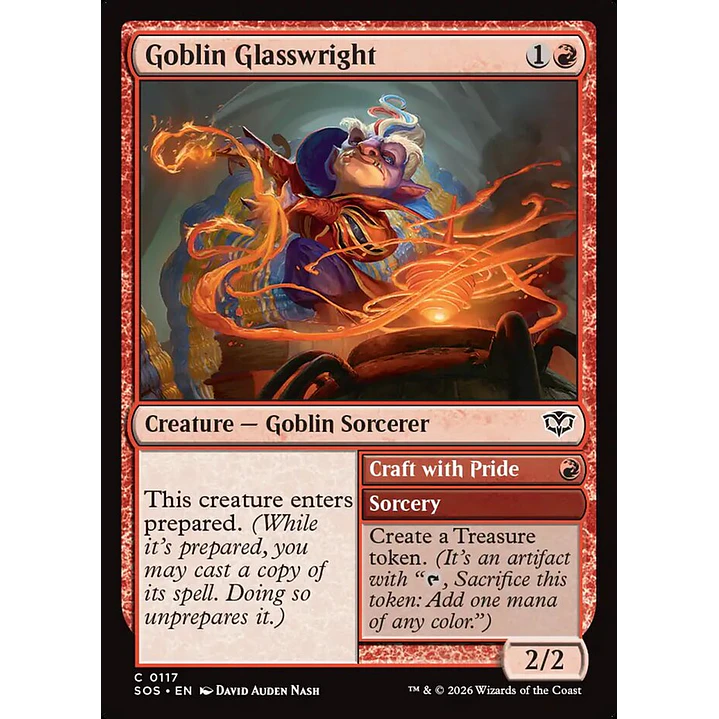 Goblin Glasswright // Craft with Pride | Inglés | NM | SOS 1