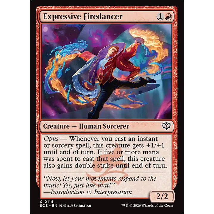 Expressive Firedancer | Inglés | NM | SOS 1