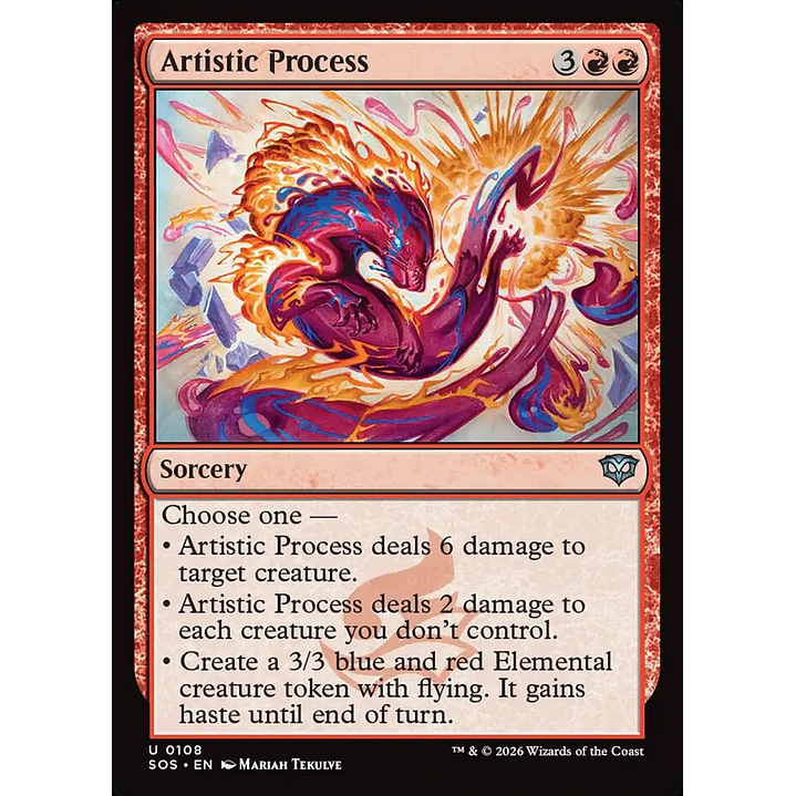 Artistic Process | Inglés | NM | SOS 1