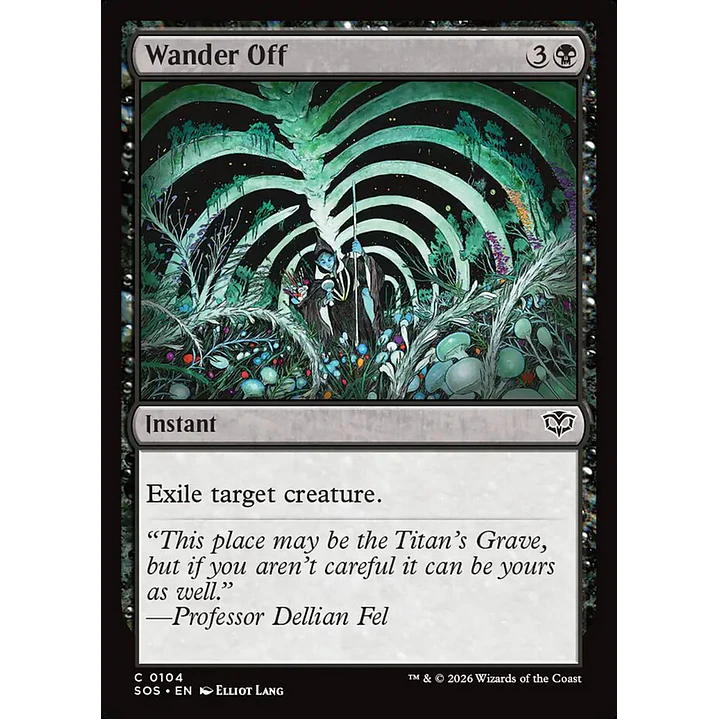 Wander Off | Inglés | NM | SOS 1