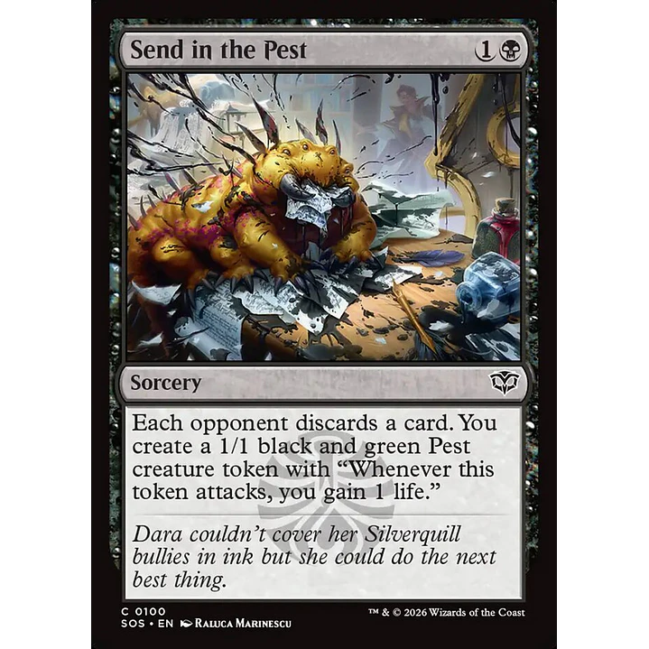 Send in the Pest | Inglés | NM | SOS 1
