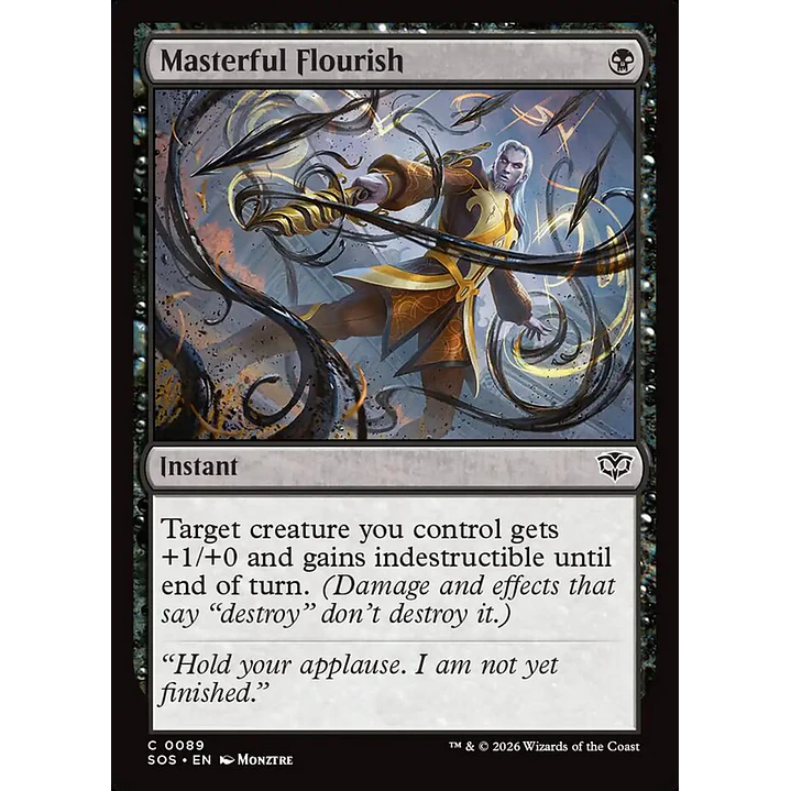 Masterful Flourish | Inglés | NM | SOS 1