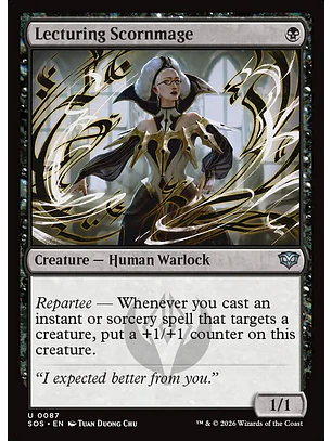 Lecturing Scornmage (foil) | Inglés | NM | SOS
