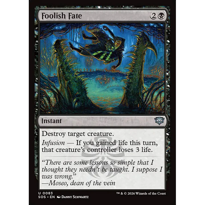 Foolish Fate | Inglés | NM | SOS 1