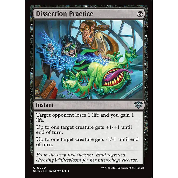 Dissection Practice | Inglés | NM | SOS 1