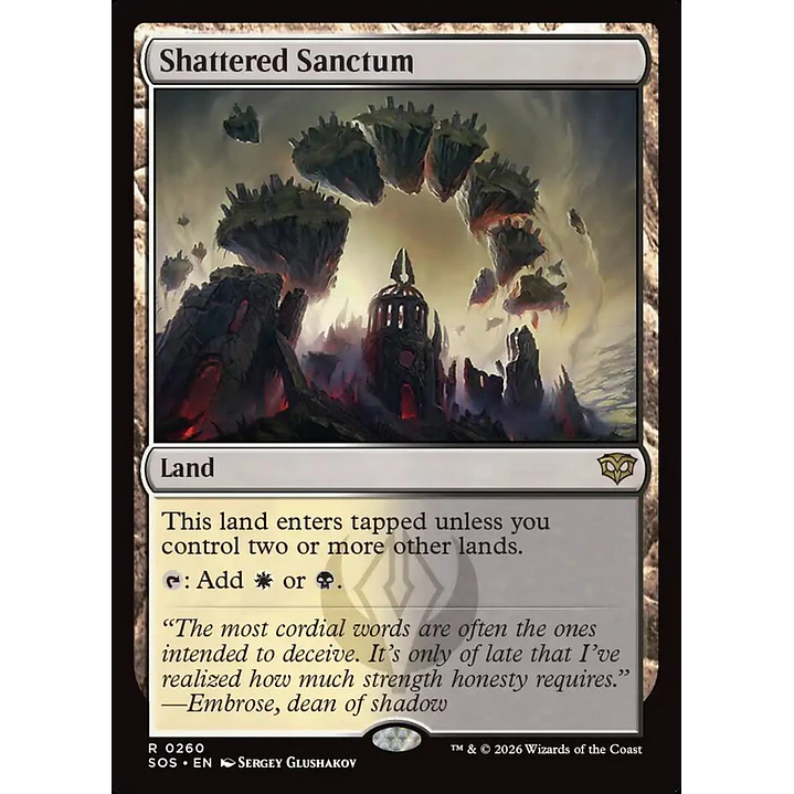 Shattered Sanctum | Inglés | NM | SOS 1