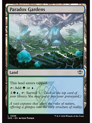 Paradox Gardens | Inglés | NM | SOS