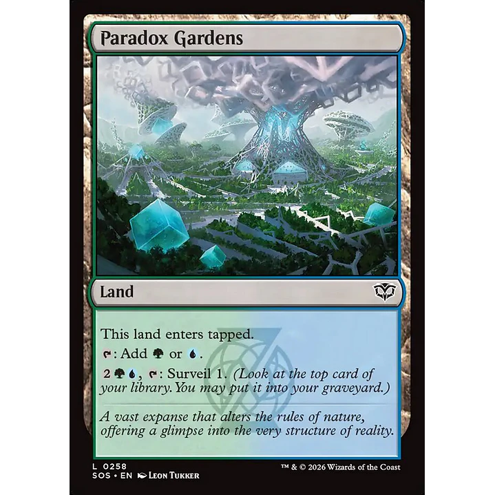Paradox Gardens | Inglés | NM | SOS 1