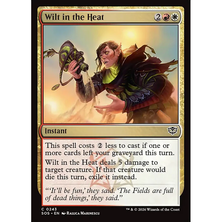 Wilt in the Heat | Inglés | NM | SOS 1