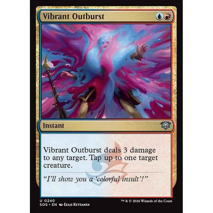 Vibrant Outburst (foil) | Inglés | NM | SOS 1