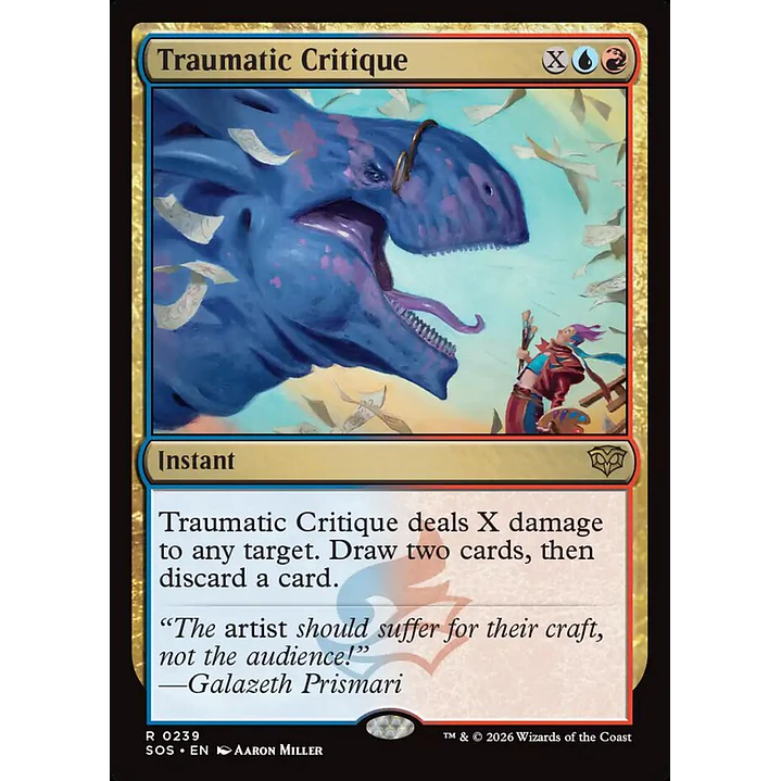 Traumatic Critique | Inglés | NM | SOS 1