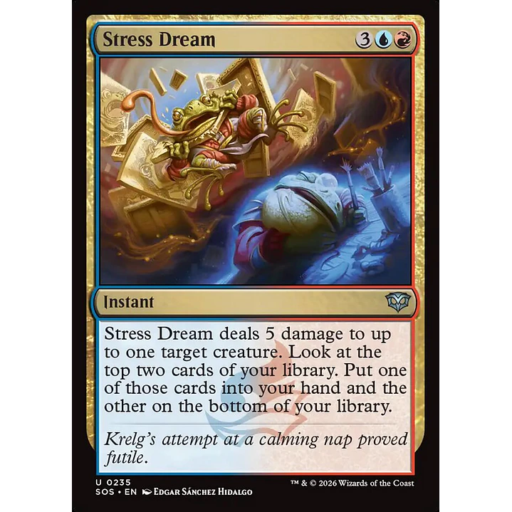 Stress Dream | Inglés | NM | SOS 1