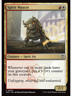 Spirit Mascot (foil) | Inglés | NM | SOS