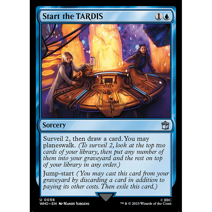 Start the TARDIS (foil) | Inglés | NM | WHO 1