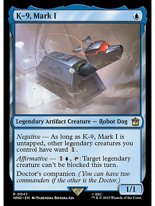 K-9, Mark I (foil) | Inglés | NM | WHO