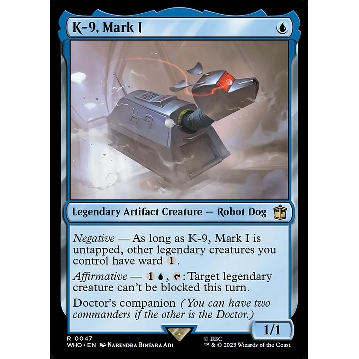 K-9, Mark I (foil) | Inglés | NM | WHO 1