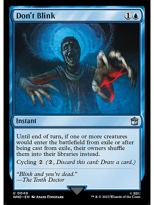 Don't Blink (foil) | Inglés | NM | WHO