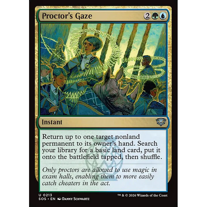 Proctor's Gaze (foil) | Inglés | NM | SOS 1