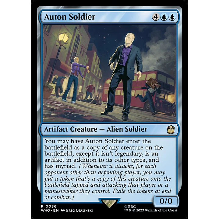 Auton Soldier (foil) | Inglés | NM | WHO 1