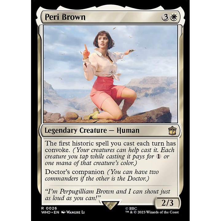 Peri Brown (foil) | Inglés | NM | WHO 1