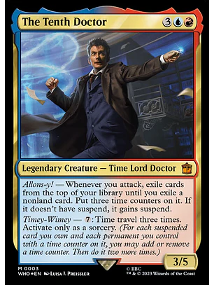 The Tenth Doctor (foil) | Inglés | NM | WHO