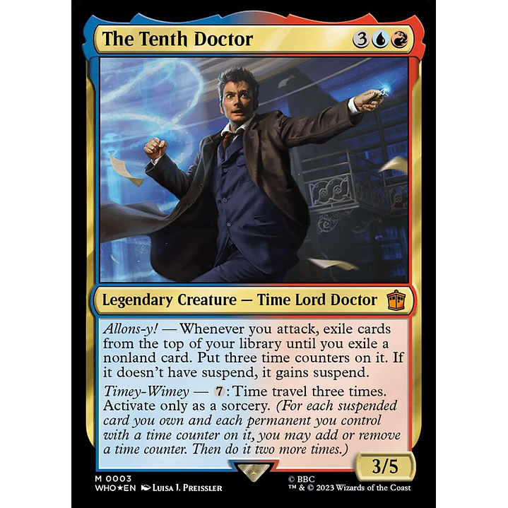 The Tenth Doctor (foil) | Inglés | NM | WHO 1