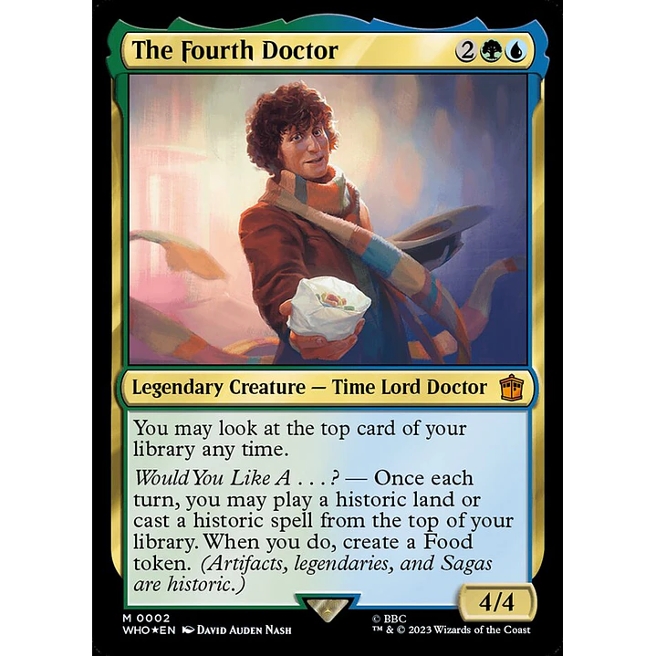 The Fourth Doctor (foil) | Inglés | NM | WHO 1