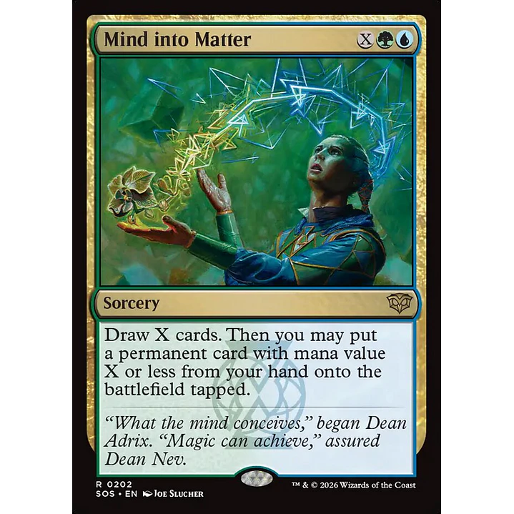 Mind into Matter | Inglés | NM | SOS 1