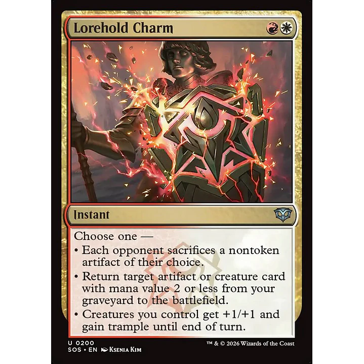 Lorehold Charm | Inglés | NM | SOS 1