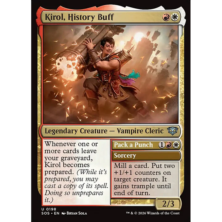 Kirol, History Buff // Pack a Punch | Inglés | NM | SOS 1