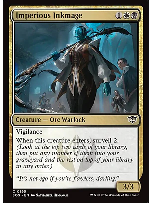 Imperious Inkmage (foil) | Inglés | NM | SOS