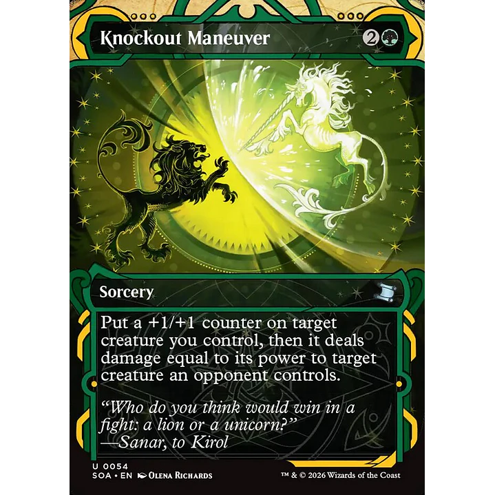 Knockout Maneuver (Showcase) | Inglés | NM | SOA 1