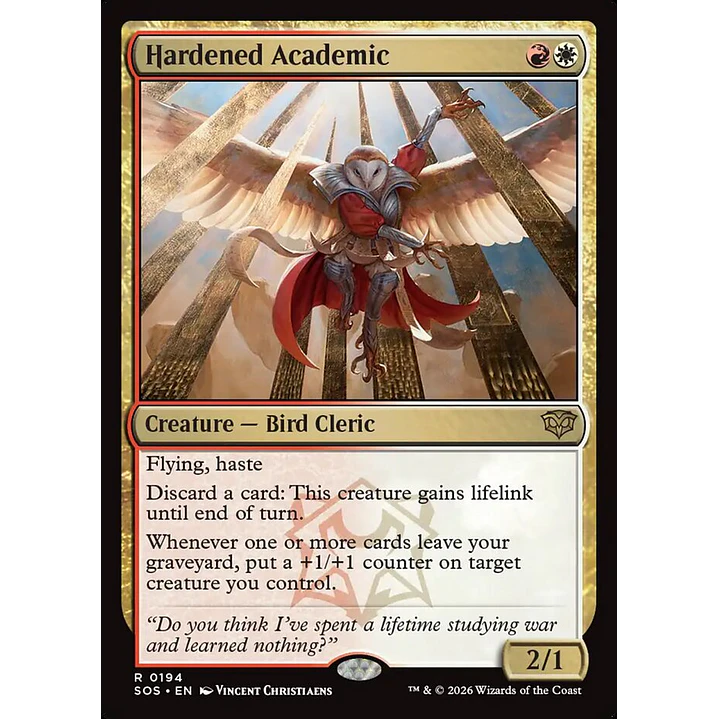 Hardened Academic | Inglés | NM | SOS 1