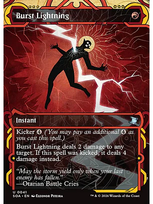 Burst Lightning (Showcase) | Inglés | NM | SOA