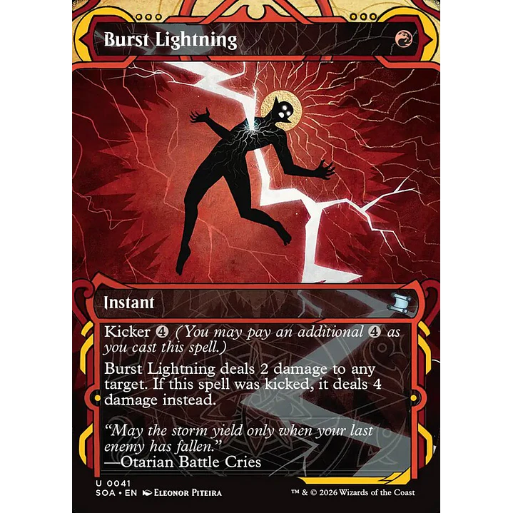 Burst Lightning (Showcase) | Inglés | NM | SOA 1