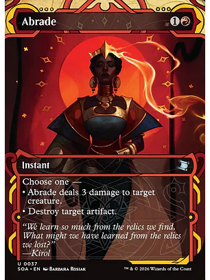 Abrade (Showcase) | Inglés | NM | SOA