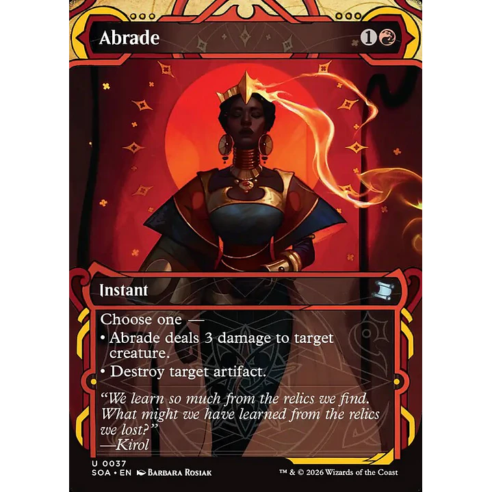 Abrade (Showcase) | Inglés | NM | SOA 1