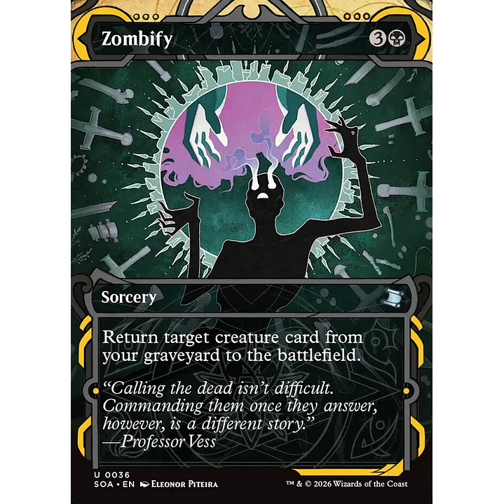 Zombify (Showcase) | Inglés | NM | SOA 1