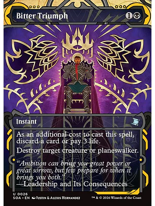 Bitter Triumph (Showcase) | Inglés | NM | SOA