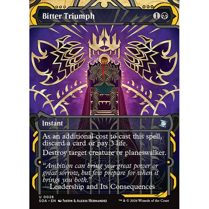 Bitter Triumph (Showcase) | Inglés | NM | SOA 1