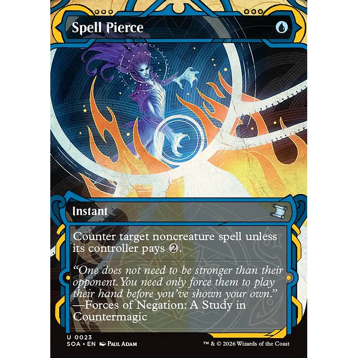 Spell Pierce (Showcase) | Inglés | NM | SOA 1