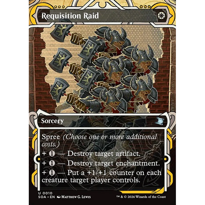 Requisition Raid (Showcase) | Inglés | NM | SOA 1