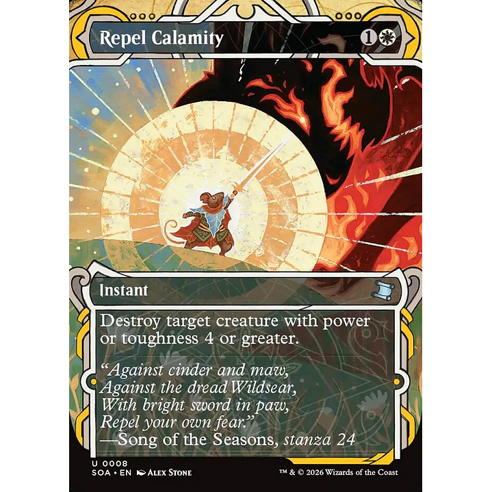 Repel Calamity (Showcase) | Inglés | NM | SOA 1