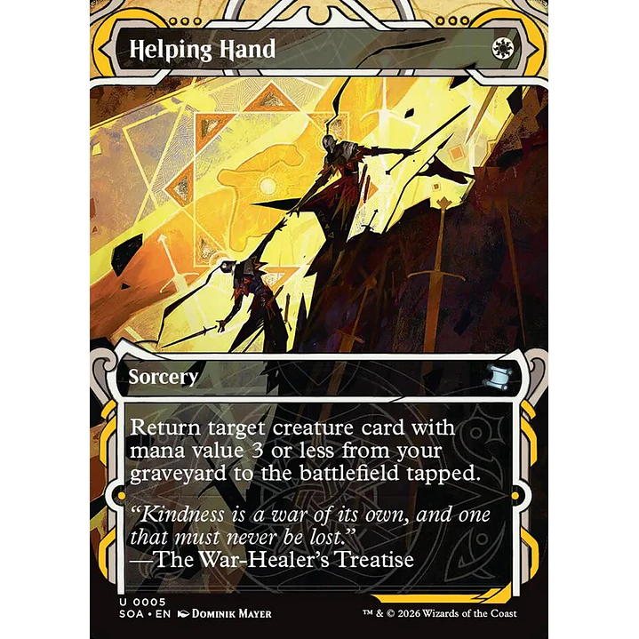 Helping Hand (Showcase) | Inglés | NM | SOA 1